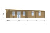 Seconda scelta: Casa in legno VICTORIA S (66+66 mm) , 171 m² specification 4
