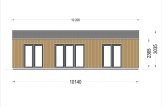 Casa in legno SELENE S (44 mm + rivestimento), 63 m² specification 2