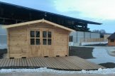Casetta in legno da giardino PALMA (34 mm), 4x4 m, 16 m² customer 2