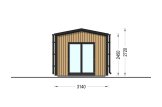 Casetta in legno da giardino EMMY PLUS (Coibentata, 34 mm + rivestimento), 6x3 m, 15 m² specification 3