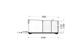 Casa in legno prefabbricata LUCIA 1 (44 mm + rivestimento), 40 m² specification 6