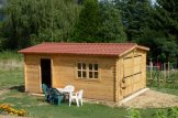 Garage in legno (28 mm) 3.2x5.2 m customer 3
