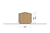 Sauna da esterno SERENE (34 mm + rivestimento), 3.3x2.5 m, 4.95 m² specification 5