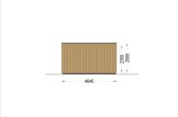 Casa in legno PREMIUM S (Coibentata, 34 mm + rivestimento), 6.5x4.5 m, 30 m² specification 3