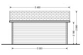 Casetta in legno da giardino ROYAL S (44 mm), 5x5 m, 25 m² specification 4