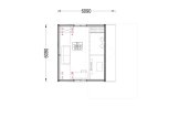 Casa in legno SELIA (34 mm + rivestimento), 44 m² specification 2