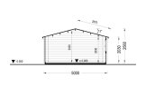 Casetta in legno da giardino WISSOUS (44 mm), 5x4 m, 20 m² specification 6