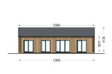 Casa in legno NICOLE S (Coibentata, 66 mm + rivestimento), 66 m² specification 2
