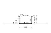 Garage in legno CLASSIC (34 mm), 4x6 m, 24 m² specification 6