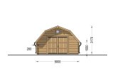 Garage in legno BARN (44 mm), 5x6 m, 30 m² specification 2