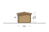 Casetta in legno da giardino ELEONORA (44 mm), 6.6x3 m, 19.8 m² specification 5