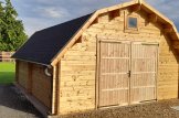 Garage in legno BARN (44 mm), 5x6 m, 30 m² customer 1