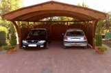 Tettoia auto in legno doppia BETSY DUO 6.15x6 m customer 2