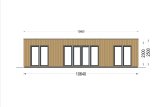 Casa in legno PREMIUM (Coibentata, 34 mm + rivestimento), 10.5x4.5 m, 47 m² specification 1