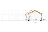 Casa in legno abitabile TESSA RV (Coibentata PLUS, 44 mm + rivestimento), 130 m² specification 7