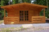 Casa in legno coibentata HYMER 42 mq + 10 mq di porticato customer 3