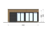 Casetta in legno da giardino INES (Coibentata, 34 mm + rivestimento), 6x3 m, 18 m² specification 2
