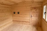 Casetta in legno da giardino NORA (Coibentata, 44+44 mm), 7x3.5 m, 24 m² customer 2