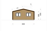Casa in legno SELENE S (44 mm + rivestimento), 63 m² specification 5