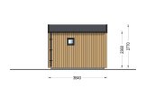 Casetta in legno da giardino PIA PLUS (Coibentata, 34 mm + rivestimento), 5x3 m, 12 m² specification 5