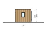 Ufficio in legno da giardino PREMIUM (34 mm + rivestimento), 5.95x3 m, 16 m² specification 3
