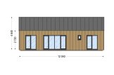 Casa in legno abitabile ADALINE RV (Coibentata PLUS, 44 mm + rivestimento), 42 m² specification 2