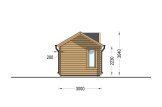 Casetta in legno da giardino CLOCKHOUSE (44 mm), 4x3 m, 12 m² specification 3