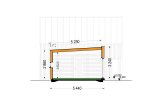 Casa in legno abitabile MIRABEL RV (Coibentata PLUS, 44 mm + rivestimento), 70 m² specification 6