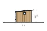 Casetta in legno da giardino EVELIN PLUS (34 mm + rivestimento), 6x3 m, 15 m² specification 3