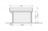 Casetta da giardino RENNES (34 mm) 4x3 m 12 mq specification 5