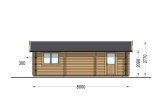 Garage in legno doppio CLASSIC DUO (44 mm), 6x8 m, 48 m² specification 3
