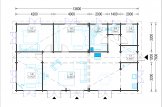 Casa di legno JULIA (44+44 mm), 103 m² specification 1