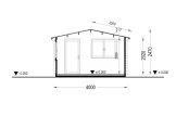 Casetta in legno da giardino DREUX (34 mm), 4x3 m, 12 m² specification 6