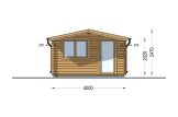 Casetta in legno da giardino DREUX (34 mm), 4x3 m, 12 m² specification 2