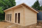 Casa in legno da giardino MAJA (66 mm), 7.5x4 m, 30 m² customer 2