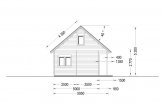 Casa in legno con porticato AURA S (44+44 mm), 100 m² + 35 m² specification 5