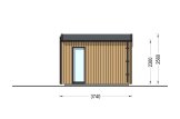 Casetta in legno da giardino TONIA PLUS (34 mm + rivestimento), 5x3 m, 15 m² specification 3