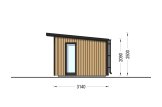 Casetta in legno da giardino EVELIN PLUS (34 mm + rivestimento), 6x3 m, 15 m² specification 5