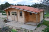 Casetta in legno con deposito attrezzi CLARA (44 mm), 7x4 m, 28 m² customer 2