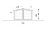 Dependance ARGO M-N S (44+44 mm), 5x9 m (16'x29'), 35 m² specification 4