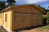 Garage in legno doppio (44 mm) 6x9 m customer 1