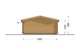 Casetta in legno da giardino LILLE (44 mm), 5x4 m, 20 m² specification 4