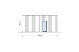 Casa prefabbricata abitabile KAYA 3 PV (Coibentata PLUS, 44 mm + rivestimento), 70 m² specification 5