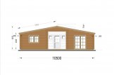 Casa in legno FILL S (34+34 mm), 60 m² specification 2