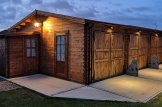 Garage in legno triplo (44 mm), 9x6 m customer 2