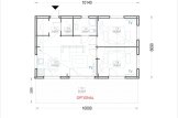 Casa in legno SELENE S (44 mm + rivestimento), 63 m² specification 1