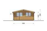 Casetta in legno da giardino LILLE (34 mm), 5x4 m, 20 m² specification 2