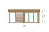 Casetta in legno da giardino EVA (34 mm), 6x3 m, 8 m² specification 2