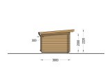 Casetta in legno da giardino MALTA (34 mm), 3x3 m, 9 m² specification 3