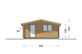Casetta in legno da giardino NINA (44 mm), 5x5 m, 25 m² specification 2
